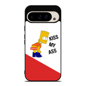 SUPREME BART SIMPSON KISS MY ASS Google Pixel 9 Pro Case SUPREME BART SIMPSON KISS MY ASS Google Pixel 9 Pro Case