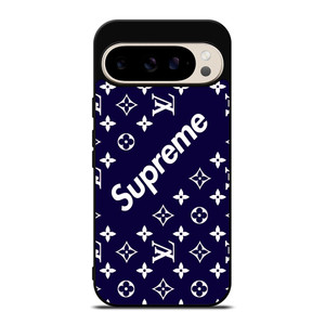 SUPREME NAVY PATTREN Google Pixel 9 Pro Case SUPREME NAVY PATTREN Google Pixel 9 Pro Case