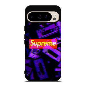 SUPREME PURPLE CASSETTE GLITCH Google Pixel 9 Pro Case SUPREME PURPLE CASSETTE GLITCH Google Pixel 9 Pro Case
