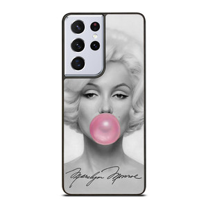 MARILYN MONROE PINK BUBBLEGUM ART Samsung Galaxy S21 Ultra Case