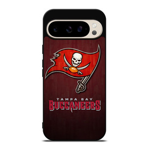 TAMPA BAY BUCCANEERS WOODEN LOGO Google Pixel 9 Pro Case TAMPA BAY BUCCANEERS WOODEN LOGO Google Pixel 9 Pro Case