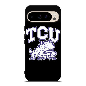 TCU HORNED FROGS FOOTBALL LOGO Google Pixel 9 Pro Case TCU HORNED FROGS FOOTBALL LOGO Google Pixel 9 Pro Case