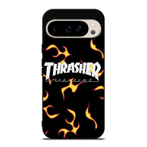 THRASHER SKATEBOARD MAGAZINE FLAME Google Pixel 9 Pro Case THRASHER SKATEBOARD MAGAZINE FLAME Google Pixel 9 Pro Case