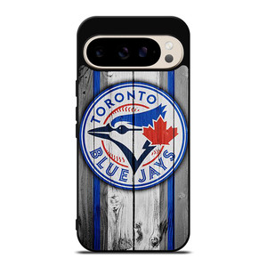 TORONTO BLUE JAYS WOODEN LOGO Google Pixel 9 Pro Case TORONTO BLUE JAYS WOODEN LOGO Google Pixel 9 Pro Case