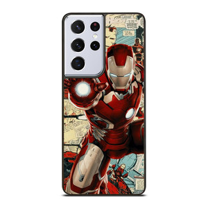 MARVEL IRONMAN COLLAGE COMIC Samsung Galaxy S21 Ultra Case