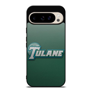 TULANE UNIVERSITY LOGO CARBON Google Pixel 9 Pro Case
