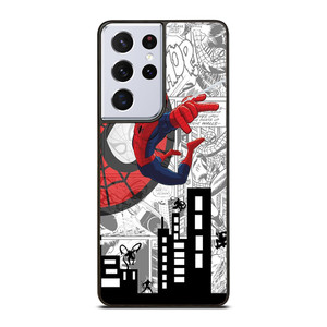 MARVEL SPIDERMAN COMIC CARTOON Samsung Galaxy S21 Ultra Case