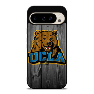 UCLA BRUINS FOOTBALL WOODEN LOGO Google Pixel 9 Pro Case UCLA BRUINS FOOTBALL WOODEN LOGO Google Pixel 9 Pro Case