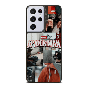 MARVEL SPIDERMAN LOGO COLAGE Samsung Galaxy S21 Ultra Case