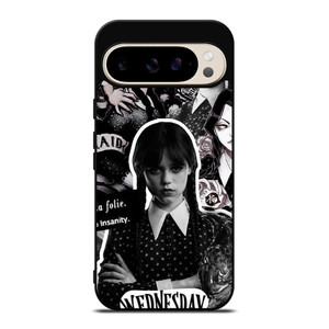 WEDNESDAY ADDAMS MOVIES COLLAGE Google Pixel 9 Pro Case WEDNESDAY ADDAMS MOVIES COLLAGE Google Pixel 9 Pro Case
