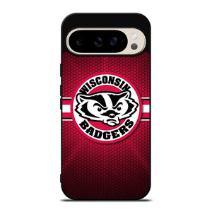 WISCONSIN BADGER METAL LOGO Google Pixel 9 Pro Case