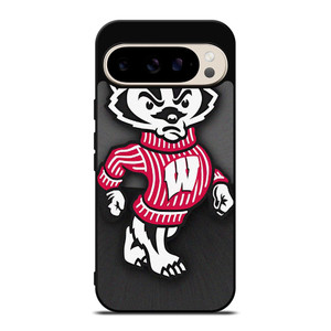 WISCONSIN BADGERS FOOTBALL MASCOT Google Pixel 9 Pro Case WISCONSIN BADGERS FOOTBALL MASCOT Google Pixel 9 Pro Case