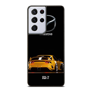 MAZDA RX7 YELLOW CARS Samsung Galaxy S21 Ultra Case
