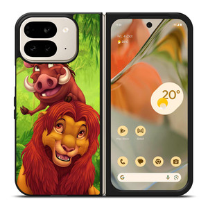LION KING SIMBA AND FRIEND Google Pixel 9 Pro Fold Case LION KING SIMBA AND FRIEND Google Pixel 9 Pro Fold Case