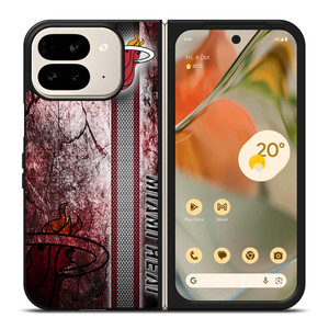 MIAMI HEAT GRUNGE LOGO Google Pixel 9 Pro Fold Case