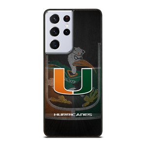 MIAMI HURRICANES UM 3 Samsung Galaxy S21 Ultra Case