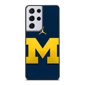 MICHIGAN WOLVERINES BLUE LOGO Samsung Galaxy S21 Ultra Case