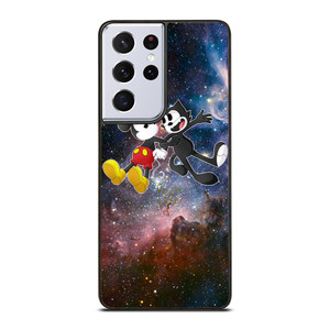 MICKEY MOUSE AND FELIX THE CAT Samsung Galaxy S21 Ultra Case MICKEY MOUSE AND FELIX THE CAT Samsung Galaxy S21 Ultra Case