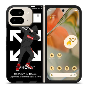 OFF WHITE DAB SUPREME Google Pixel 9 Pro Fold Case