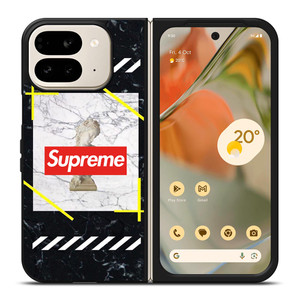 OFF WITE STATUE SUPREME Google Pixel 9 Pro Fold Case
