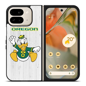 OREGON DUCKS WOODEN LOGO Google Pixel 9 Pro Fold Case