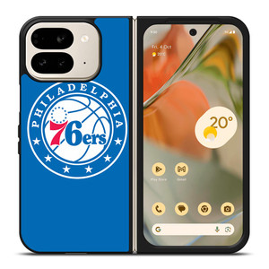 PHILADELPHIA 76ERS LOGO BADGE Google Pixel 9 Pro Fold Case