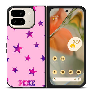 PINK VICTORIA SECRET STARS Google Pixel 9 Pro Fold Case