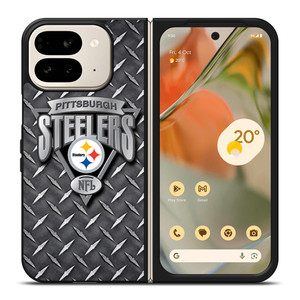 PITTSBURGH STEELERS METAL LOGO Google Pixel 9 Pro Fold Case
