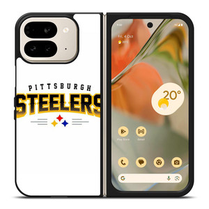 PITTSBURGH STEELERS WHITE WALL Google Pixel 9 Pro Fold Case