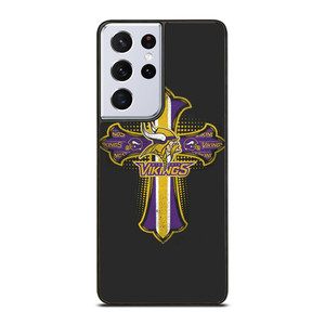 MINNESOTA VIKINGS LOGO CROSS Samsung Galaxy S21 Ultra Case