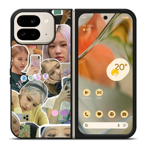 ROSE BLACKPINK AESTHETIC COLLAGE Google Pixel 9 Pro Fold Case