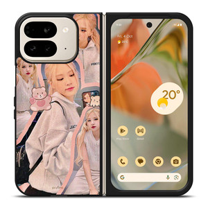 ROSE BLACKPINK CUTE COLLAGE Google Pixel 9 Pro Fold Case