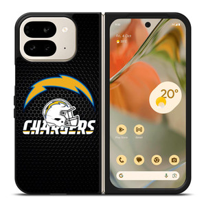 SAN DIEGO CHARGERS METAL LOGO Google Pixel 9 Pro Fold Case SAN DIEGO CHARGERS METAL LOGO Google Pixel 9 Pro Fold Case