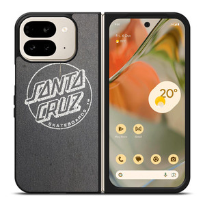SANTA CRUZ SKATEBOARD LOGO ASPHALT Google Pixel 9 Pro Fold Case