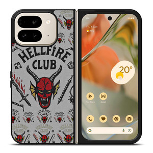 STRANGER THINGS HELLFIRE MASK Google Pixel 9 Pro Fold Case