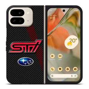 SUBARU STI CARBON LOGO Google Pixel 9 Pro Fold Case SUBARU STI CARBON LOGO Google Pixel 9 Pro Fold Case