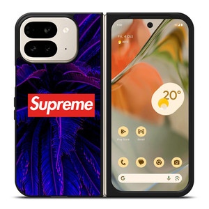 SUPREME GLOWING PALM TREE Google Pixel 9 Pro Fold Case