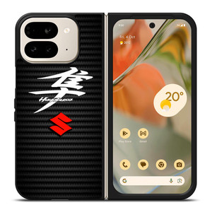 SUZUKI HAYABUSA CARBON LOGO Google Pixel 9 Pro Fold Case SUZUKI HAYABUSA CARBON LOGO Google Pixel 9 Pro Fold Case