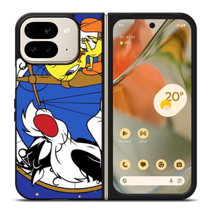 SYLVESTER AND TWEETY CARTOON Google Pixel 9 Pro Fold Case