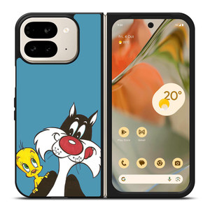 SYLVESTER AND TWEETY CLASSIC CARTOON Google Pixel 9 Pro Fold Case