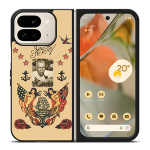 TATTOO SAILOR JERRY FACE Google Pixel 9 Pro Fold Case