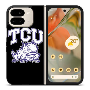TCU HORNED FROGS FOOTBALL LOGO Google Pixel 9 Pro Fold Case