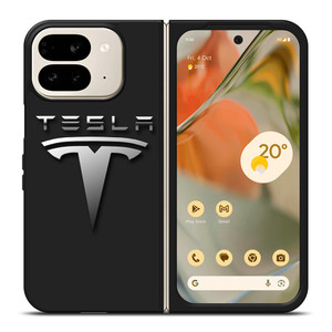 TESLA EMBLEM Google Pixel 9 Pro Fold Case