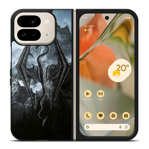 THE ELDER SCROLLS V SKYRIM LOGO Google Pixel 9 Pro Fold Case
