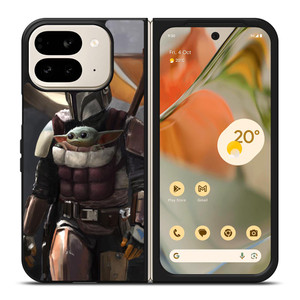 THE MANDALORIAN AND BABY YODA Google Pixel 9 Pro Fold Case