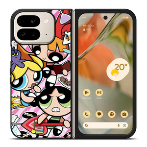 THE POWERPUFF GIRLS COLLAGE Google Pixel 9 Pro Fold Case