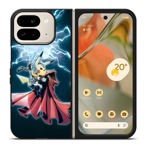 THOR POKEMON PIKACHU Google Pixel 9 Pro Fold Case THOR POKEMON PIKACHU Google Pixel 9 Pro Fold Case