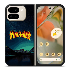 THRASHER SKATEBOARD MAGAZINE SKY NIGHT Google Pixel 9 Pro Fold Case