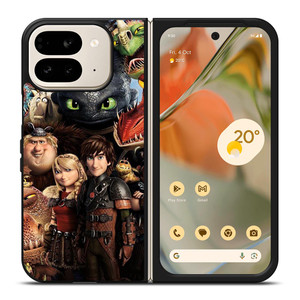 TOOTHLESS TRAIN YOUR DRAGON CHARACTER Google Pixel 9 Pro Fold Case