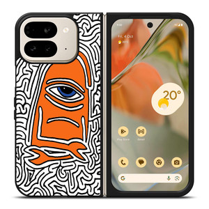 TOY MACHINE SKATEBOARD DOODLE Google Pixel 9 Pro Fold Case
